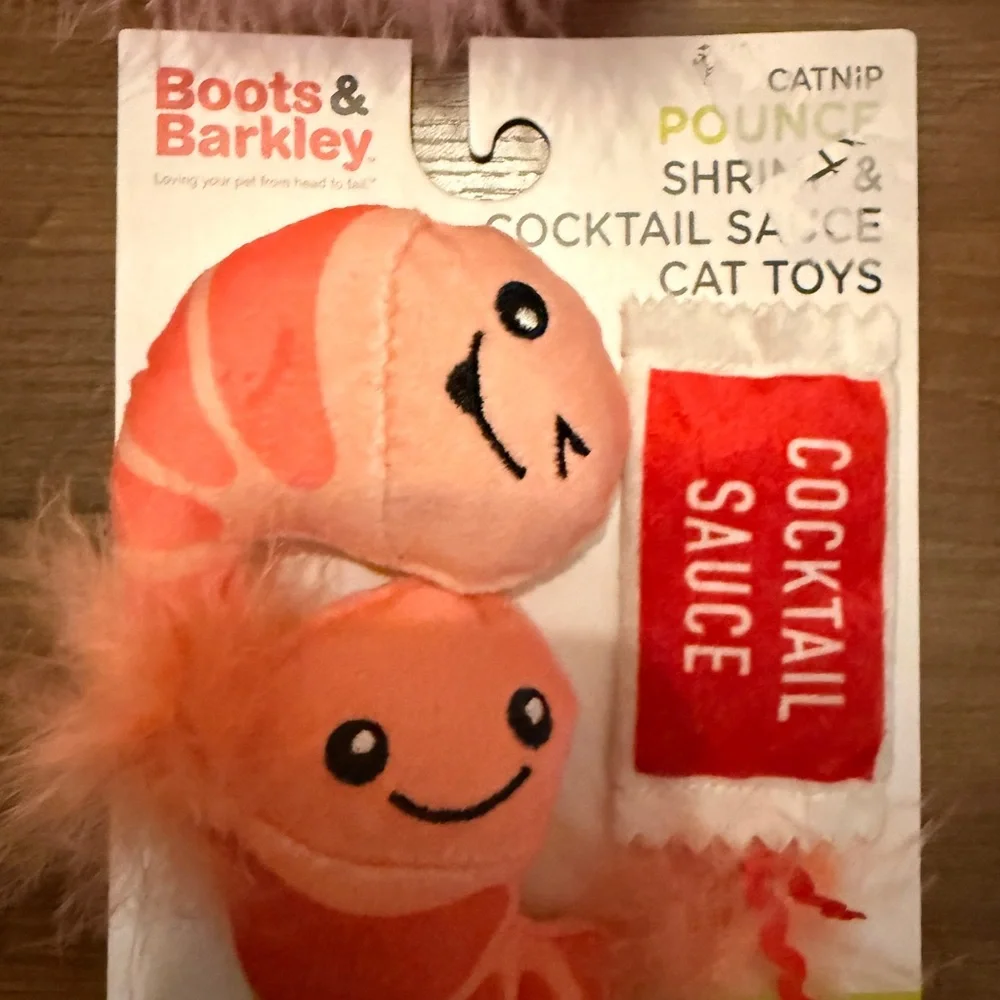 Cat Toy Variety Bundle – 4 Pack Boots & Barkley + Meow Plush Catnip Toys NW